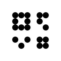 Rounded style QR code
